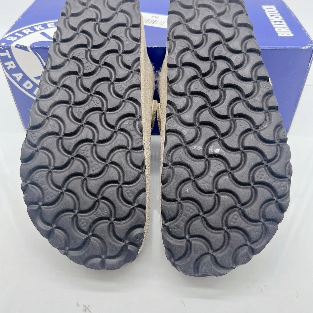 Birkenstock Boston Shearling Women's Clogs Slip On Comfort Gray Suede EU 38 US 7 - Picture 13 of 15